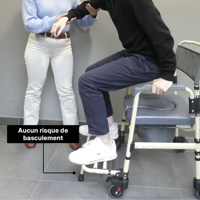 Rehausseur de WC mobile, se relever sans forcer, vue 6
