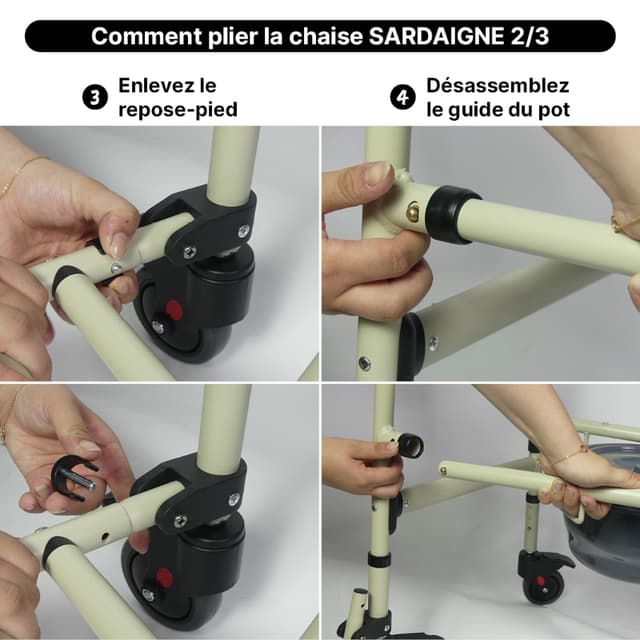 Rehausseur de WC mobile, se relever sans forcer, vue 10